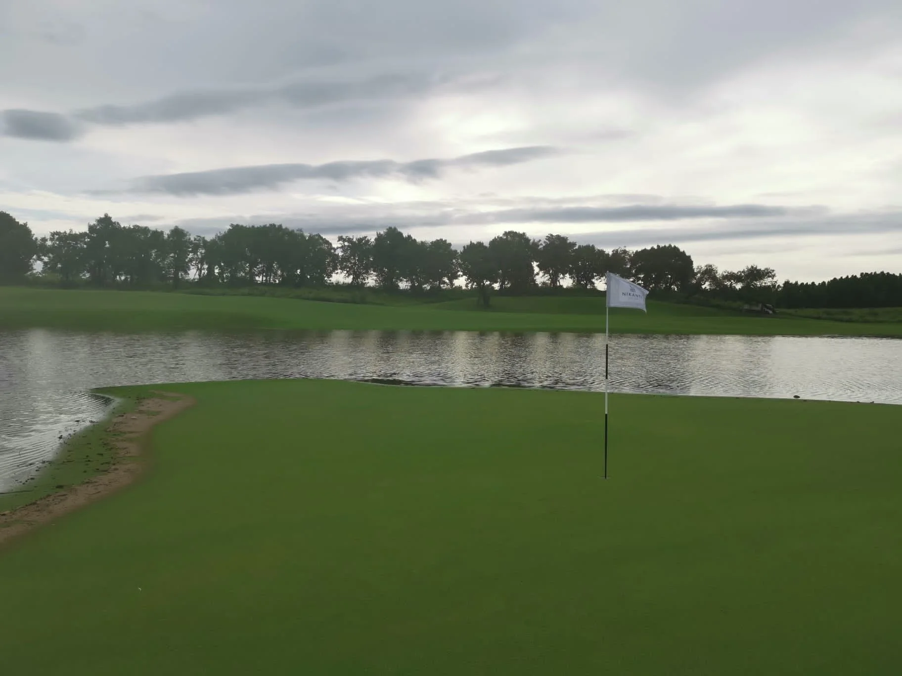 Flooded 3rd green