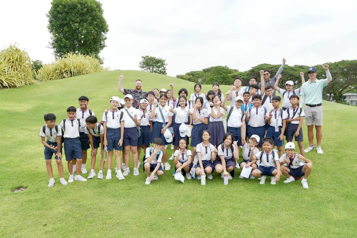Angsara School pupils participate in golf coaching event sponsored by TMCC.